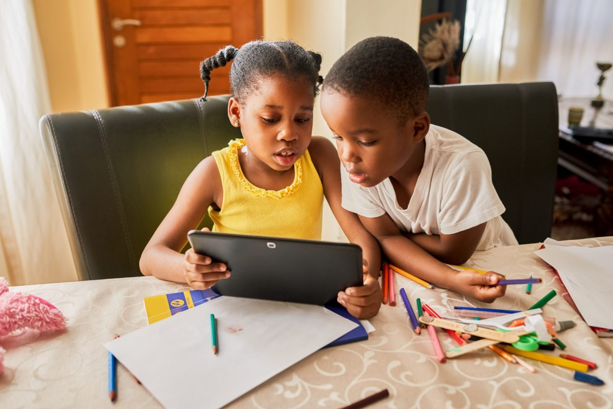 Children in classroom