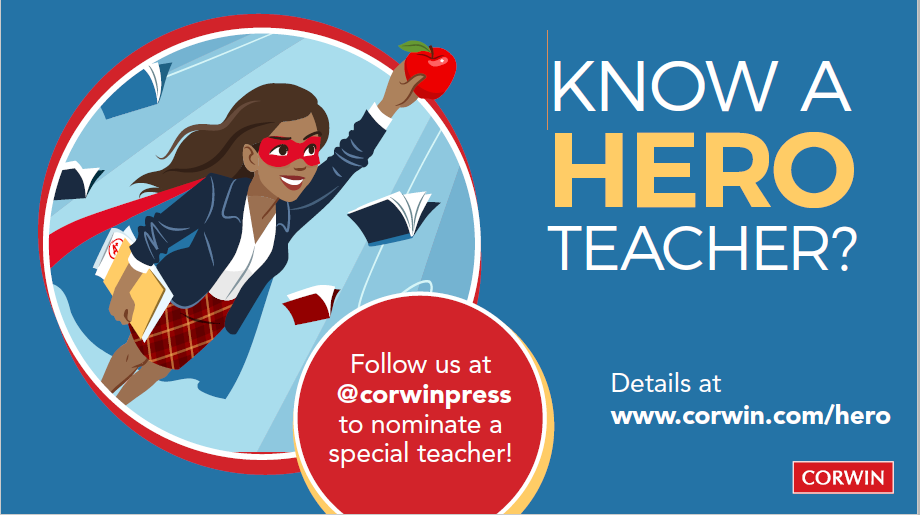 nominate a hero teacher graphic