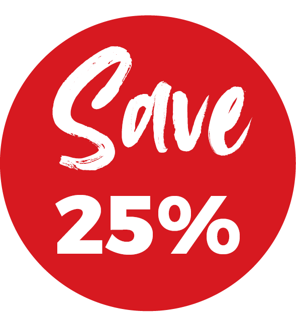 25% off