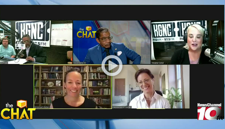 Screenshot of a new segment with 5 people on a Zoom call