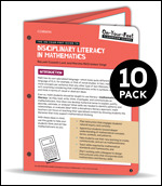 BUNDLE: Lent: The On-Your-Feet Guide to Disciplinary Literacy in Math: 10 Pack